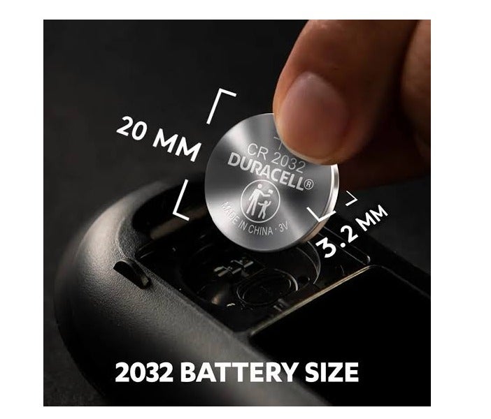 Duracell PACK OF 2 CR2032 Compatible with Apple Air Tag 3V Lithium Battery - Image 3