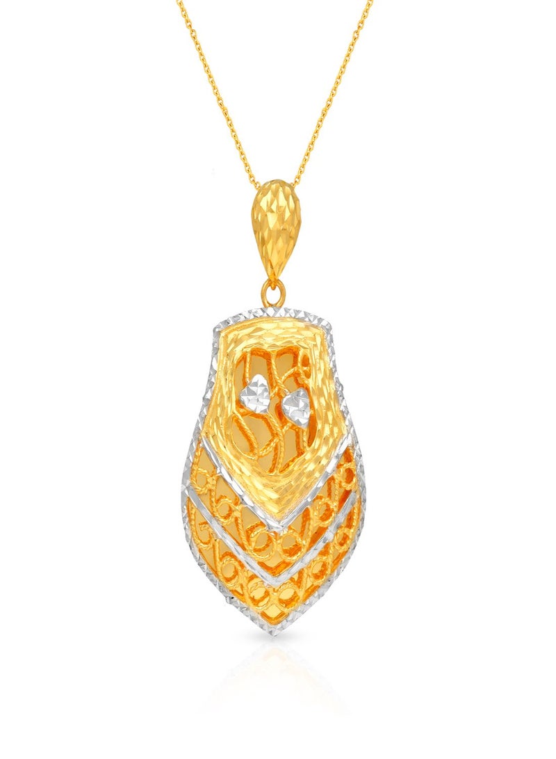 Malabar Gold and Diamonds 22 Carat 916 Purity Gold Pendant PD1796422T for Women  - Image 1