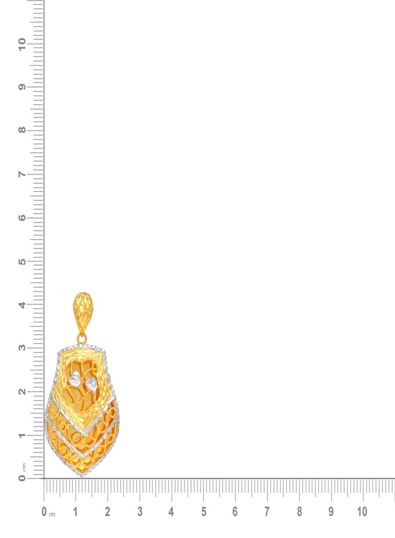 Malabar Gold and Diamonds 22 Carat 916 Purity Gold Pendant PD1796422T for Women  - Image 5