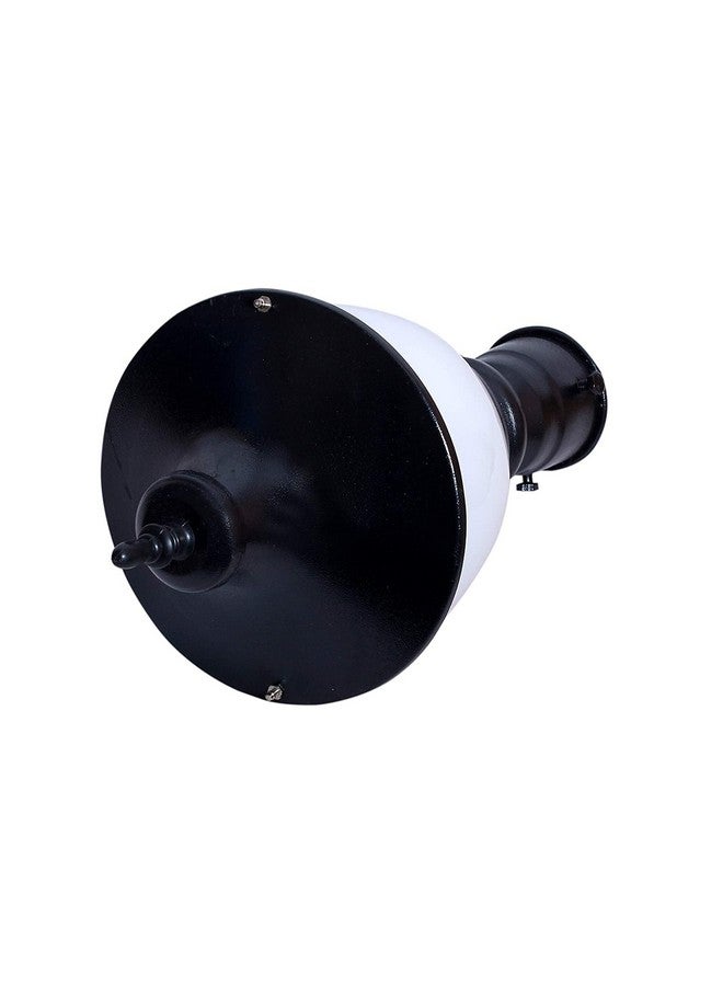 kinis Modern Shape Pole Lamp/Gate Light/Outdoor Lamp/Outdoor Light/Pillar Light for Outdoor Home, Round Design, Black and Milky, Pack of 1 - Image 4