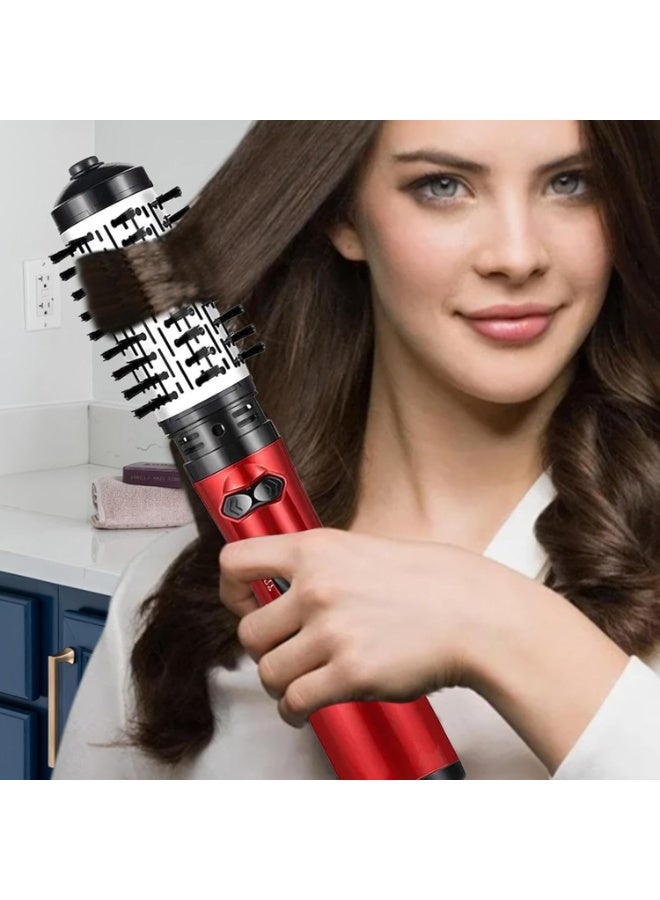 3-in-1 Rotating Hair Dryer Brush – Dryer, Straightener, and Automatic Curler with Ionic and Ceramic Technology, Professional  Adjustable Temperature Control, Ideal for Thick, Straight or Curly Hair - Image 3