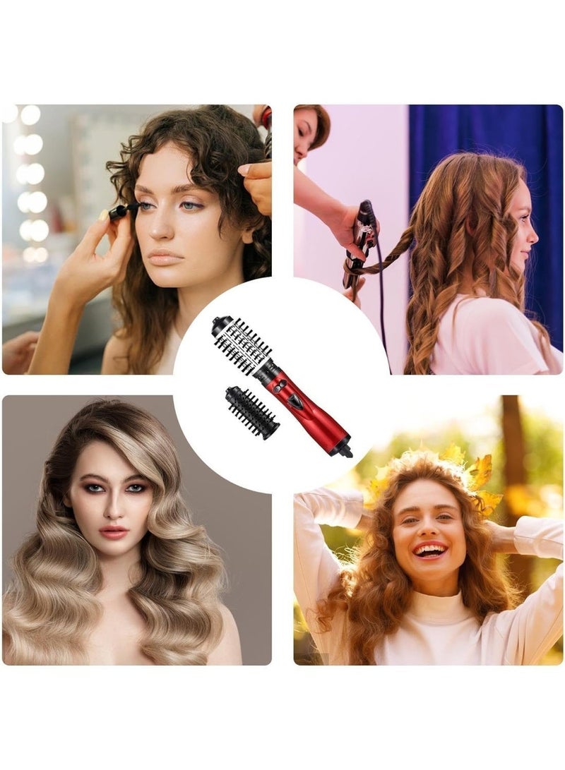 3-in-1 Rotating Hair Dryer Brush – Dryer, Straightener, and Automatic Curler with Ionic and Ceramic Technology, Professional  Adjustable Temperature Control, Ideal for Thick, Straight or Curly Hair - Image 2
