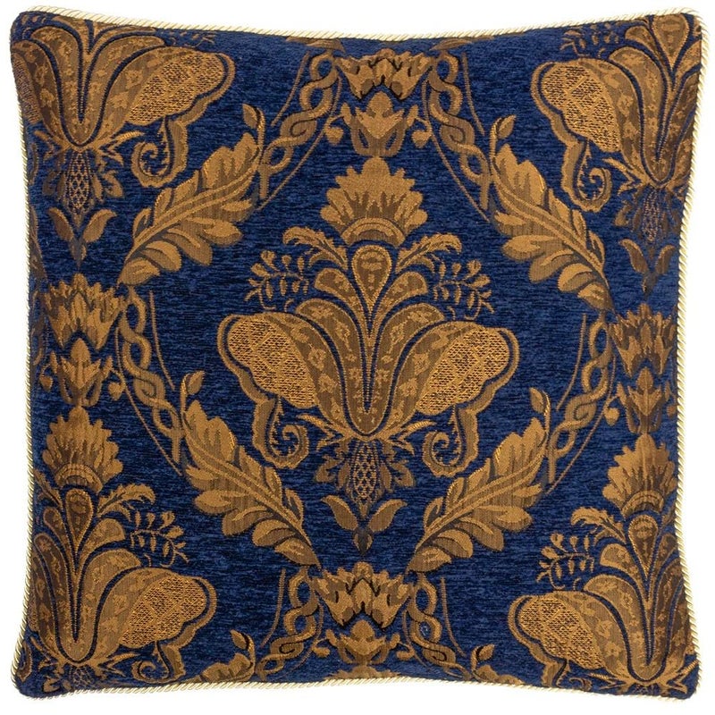 Paoletti Shiraz Cushion Cover Navy 45 x 45cm