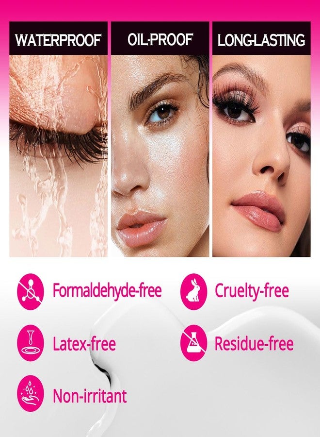 ARISON LASHES UV Eyelash Extension Glue 1Sec Dry Waterproof Strong Bond for Eyelash Extensions -Ultra Violet Lash Gel Glue for Professional Use Only(Black-5ML) - Image 4