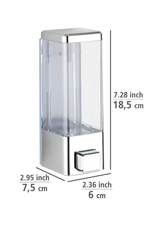 Kkd KKD® ABS Plastic Wall Mounted Chrome Finish Soap Dispenser, Leak-Free Multipurpose Liquid Dispenser for Hand Wash, Shampoo, Gel Dispenser for Bathroom/Basin/Kitchen Sink (350 ml)(Pack of 4)  - Image 4