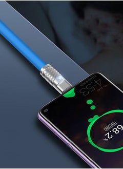 مي وان كابل شحن سريع 120 وات من النوع C شاحن USB A إلى USB C للهواتف التي تعمل بنظام أندرويد 2 متر أزرق  - Image 5