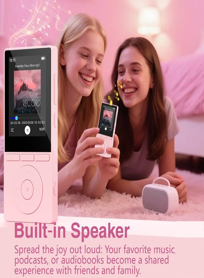 مشغل MP3 بسعة 64 جيجابايت، مزود بتقنية بلوتوث 5.3، ومكبر صوت، ووظيفة تشغيل الموسيقى، ومسجل صوت، وقارئ كتب إلكترونية، وصوت عالي الدقة، وسماعات رأس، ومناسب للرياضة، ويدعم بطاقة ذاكرة TF بسعة 128 جيجابايت (أحمر). - Image 3
