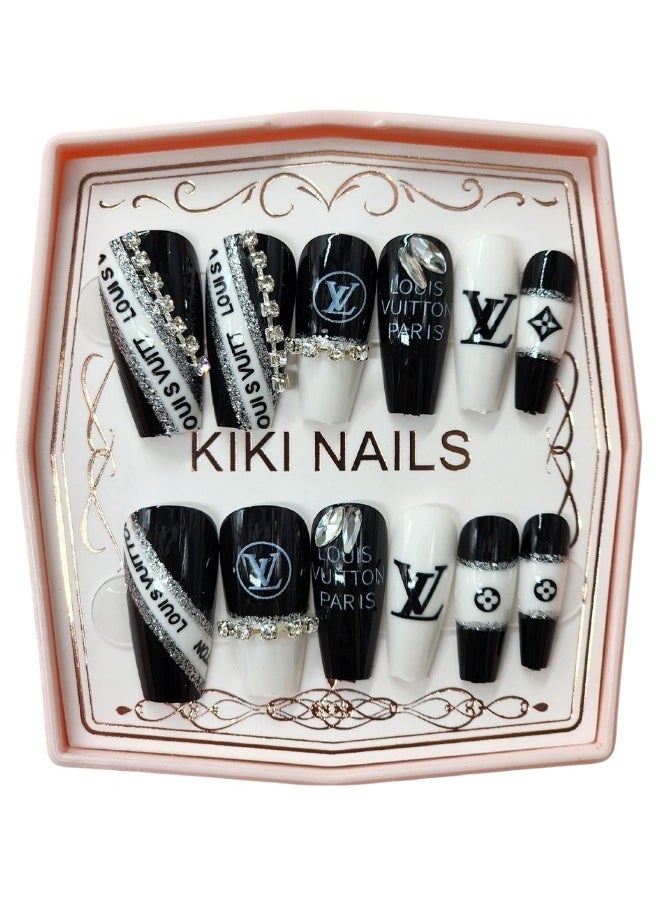 KIKI False Nails -12Pieces Multicolour 