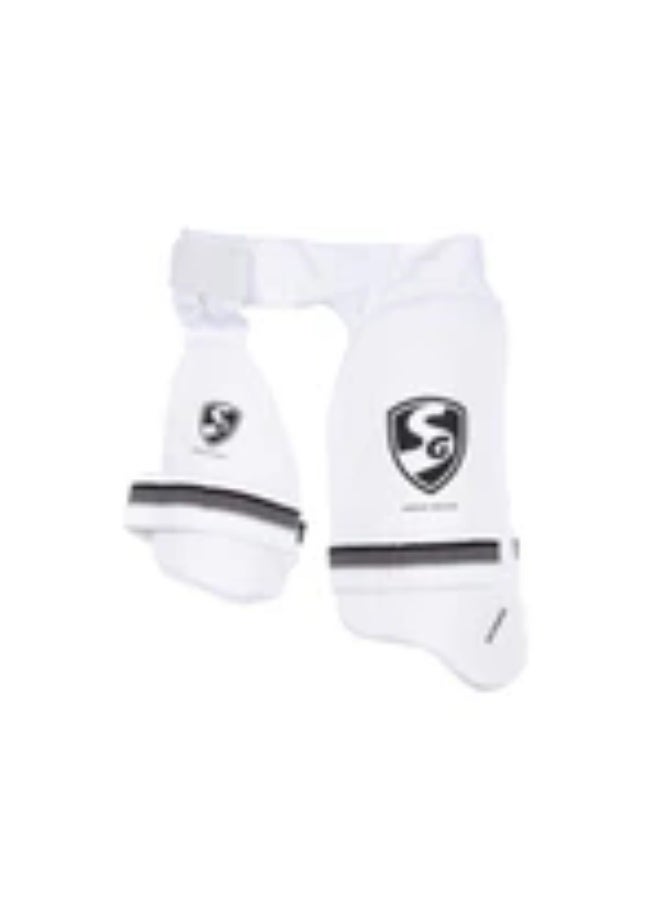 SG Ultimate Cricket Dual Thigh Guard Youth Left Hand (believe.become) - Image 1