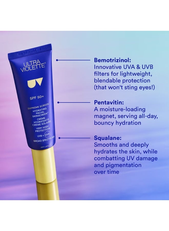 Ultra Violette Supreme Screen Hydrating Facial Skinscreen SPF 50+ - Image 3