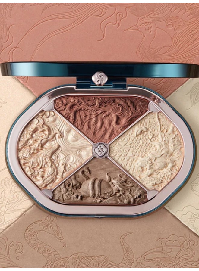 Florasis Eastern Beasts Sculpting Makeup Palette | B01 | 10.8 grams - Image 3