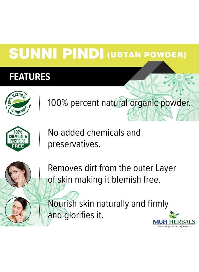 MGH Herbals Sunnipindi Nalangu Maavu Bath Powder For Skin & Tan Removal, Revitalizing Ubtan Body Scrub & Face Pack, 500G  - Image 2