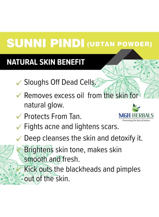 MGH Herbals Sunnipindi Nalangu Maavu Bath Powder For Skin & Tan Removal, Revitalizing Ubtan Body Scrub & Face Pack, 500G  - Image 4