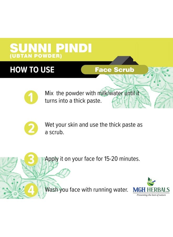 MGH Herbals Sunnipindi Nalangu Maavu Bath Powder For Skin & Tan Removal, Revitalizing Ubtan Body Scrub & Face Pack, 500G  - Image 5