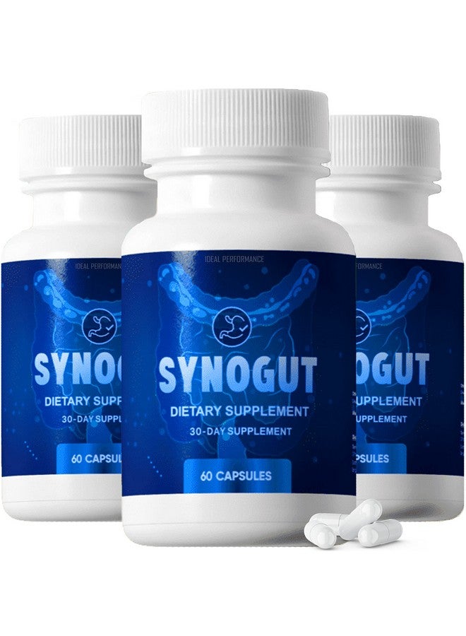 IDEAL PERFORMANCE Synogut Pills Dietary Supplement for Gut Health (3 Bottles)