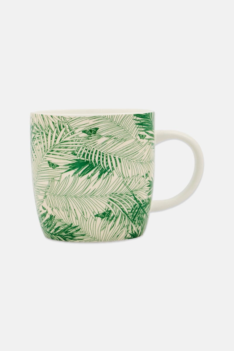 KitchenCraft Palms Barrel Shaped Mug 425 ml, Multicolor - Image 1