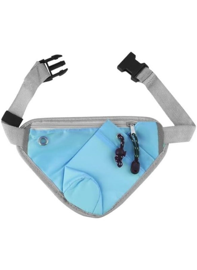 Generic Running Belt Hydration Waist Pack with Water Bottle Holder Crossbody Fanny Pack with Extension Strap Reflective Strips Waist Bag for Running Walking Hiking  - Image 1