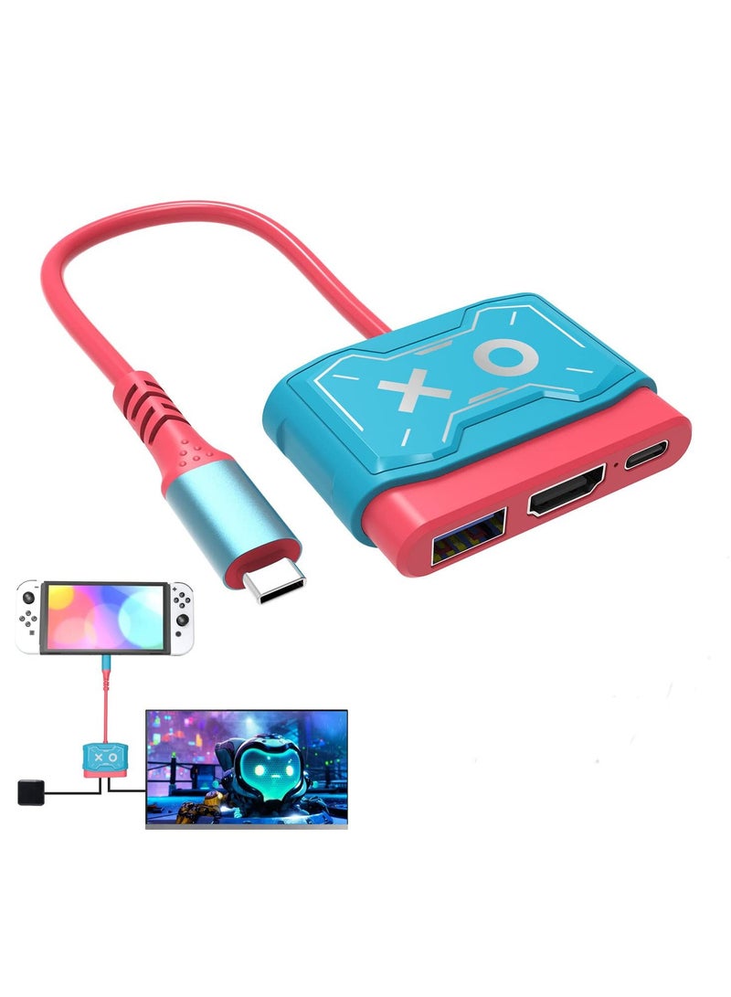 erorex Switch Dock for Nintendo Switch, Portable TV Dock Charging Docking Station Replacement, Switch HDMI Adapter USB 3.0, Nintendo Switch Accessories  - Image 1