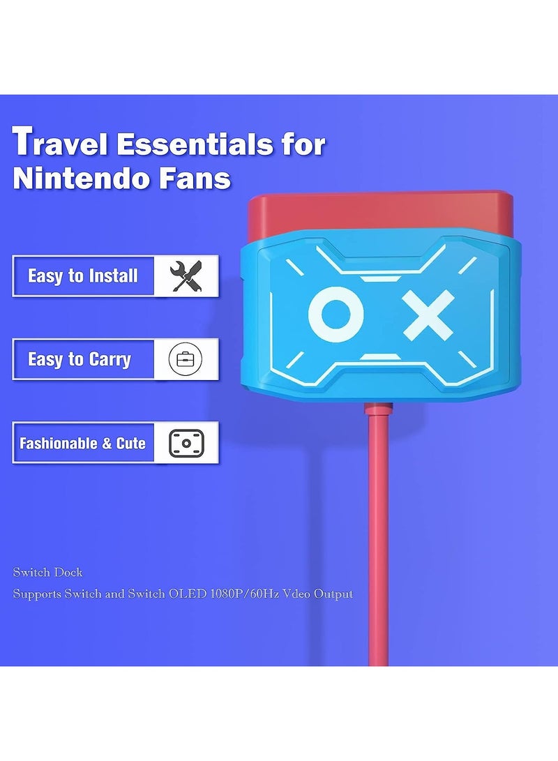 erorex Switch Dock for Nintendo Switch, Portable TV Dock Charging Docking Station Replacement, Switch HDMI Adapter USB 3.0, Nintendo Switch Accessories  - Image 2