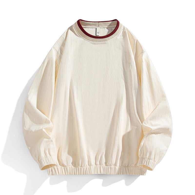 Plus-Size Japanese-Style Men'S Crew Neck Sports Long-Sleeve T-Shirt Hong Kong Fashion Brand Loose Pullover - Image 4