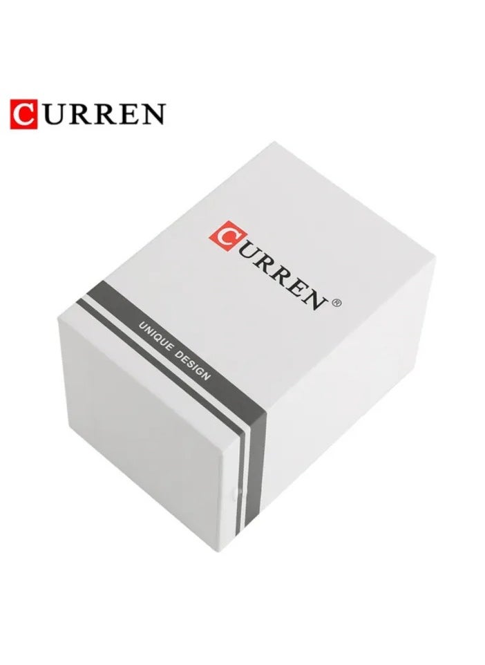 CURREN CURREN Original Brand Rubber Straps Wrist Watch For Men With Brand Box-8448  - Image 4