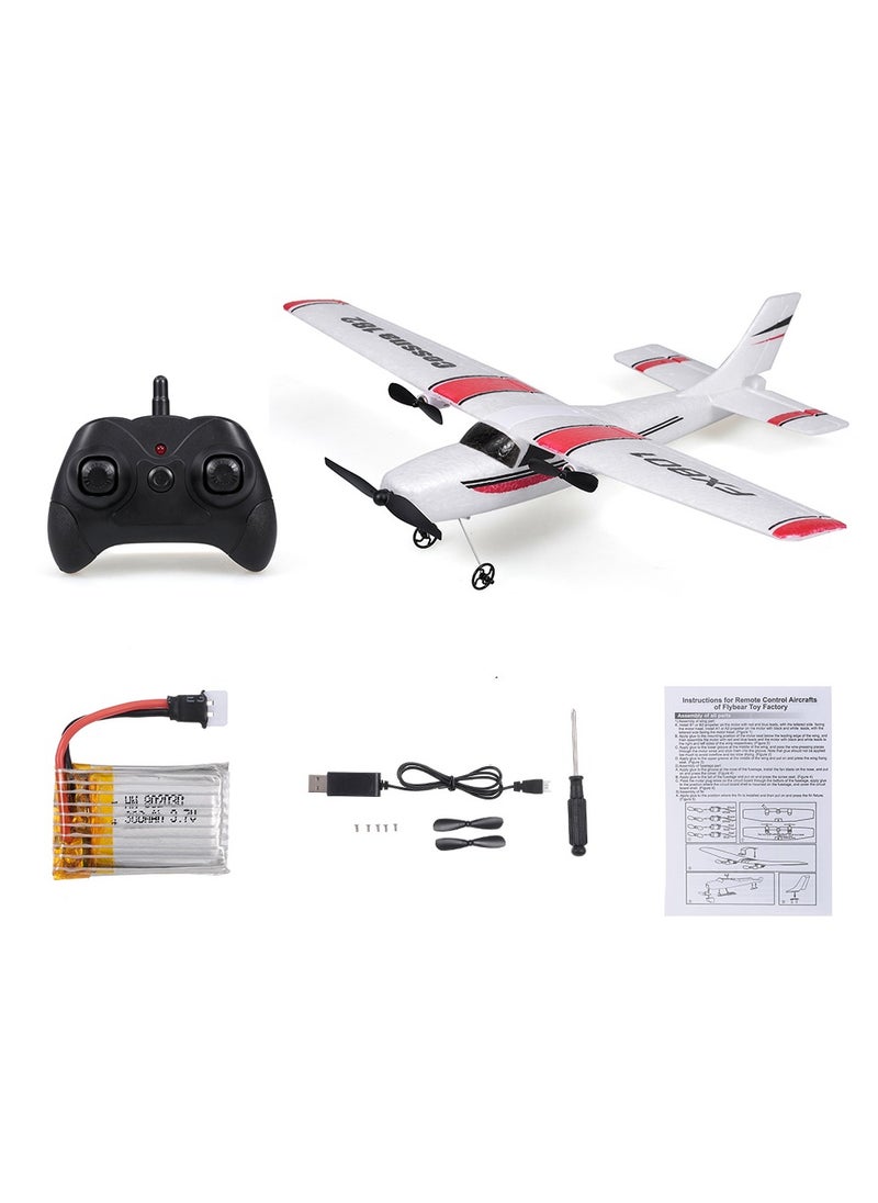 AROAQ FX801 RC Plane, 2.4ghz 2ch Remote Control Airplane, Fixed Wing RC Aircraft Epp Foam RC Plane, Easy To Fly RC Glider Toys For Kids, Boys And Beginners, (White)  - Image 1