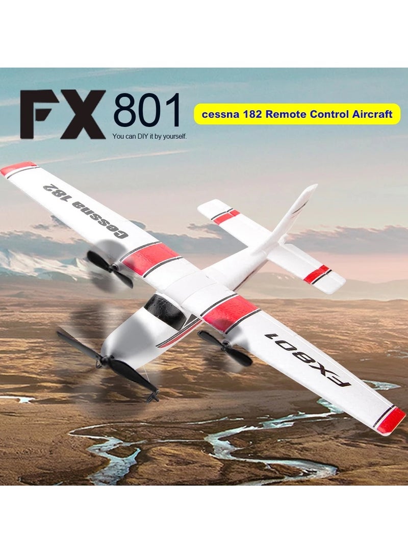 AROAQ FX801 RC Plane, 2.4ghz 2ch Remote Control Airplane, Fixed Wing RC Aircraft Epp Foam RC Plane, Easy To Fly RC Glider Toys For Kids, Boys And Beginners, (White)  - Image 4