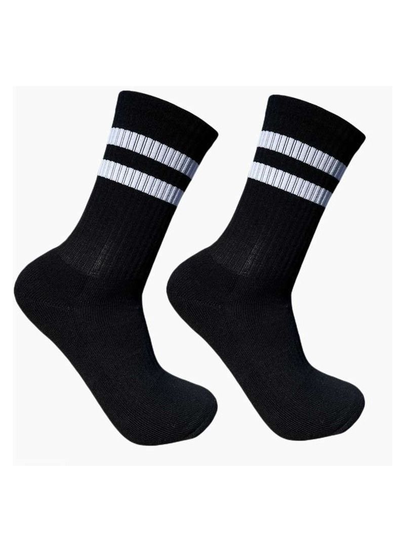Loquat Anti Slip Mid Calf Sport Socks 