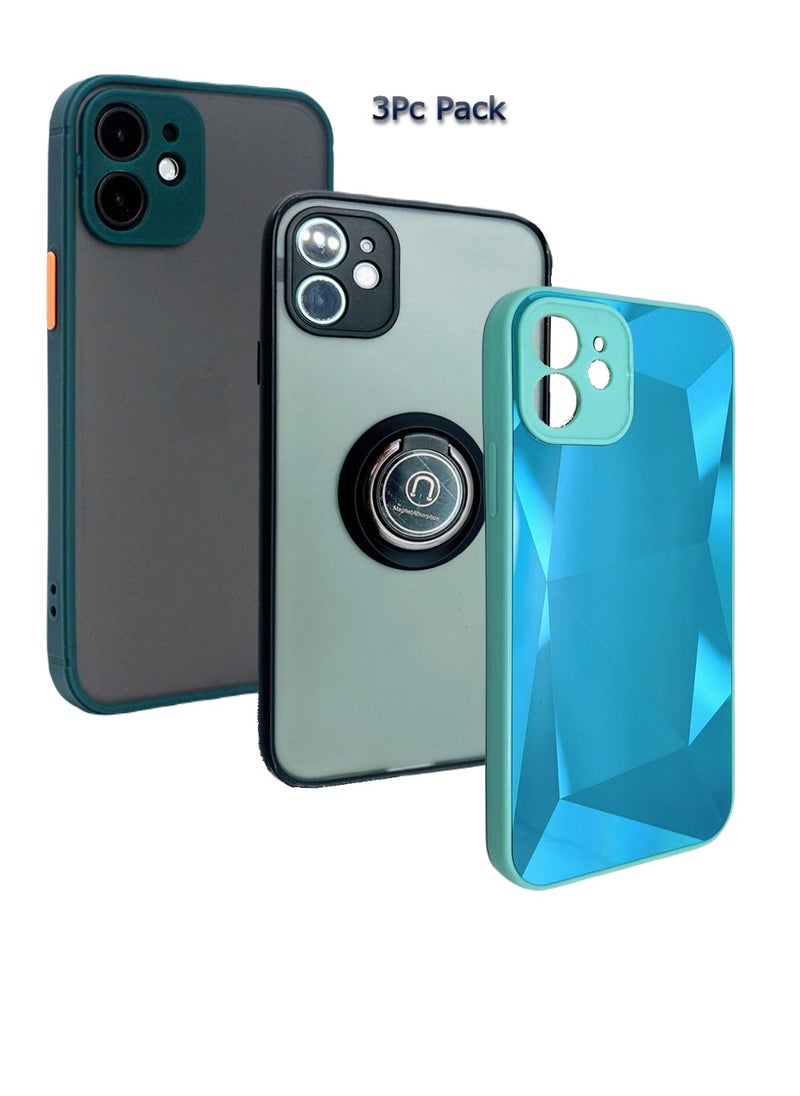 TWEGGON iPhone 12 Case, [3]-Pack Protection Case Set for iPhone 12 6.1"  - Image 1