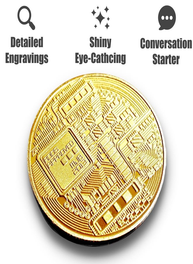 HODL 21 Collector's Edition Bitcoin Coin - Commemorative Cryptocurrency Collectible in Protective Acrylic Display Case - Perfect for Crypto Enthusiasts, Coin Collectors, and Gifts - Image 3