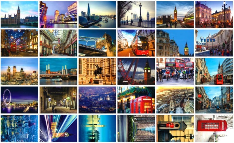 HOSTEESSCHOICE Travel postcards,Set of 30 Post cards variety pack depicting from Around the World Famous Travel Sites,Assorted Postcards Bulk, 4 x 6 -London - Image 1