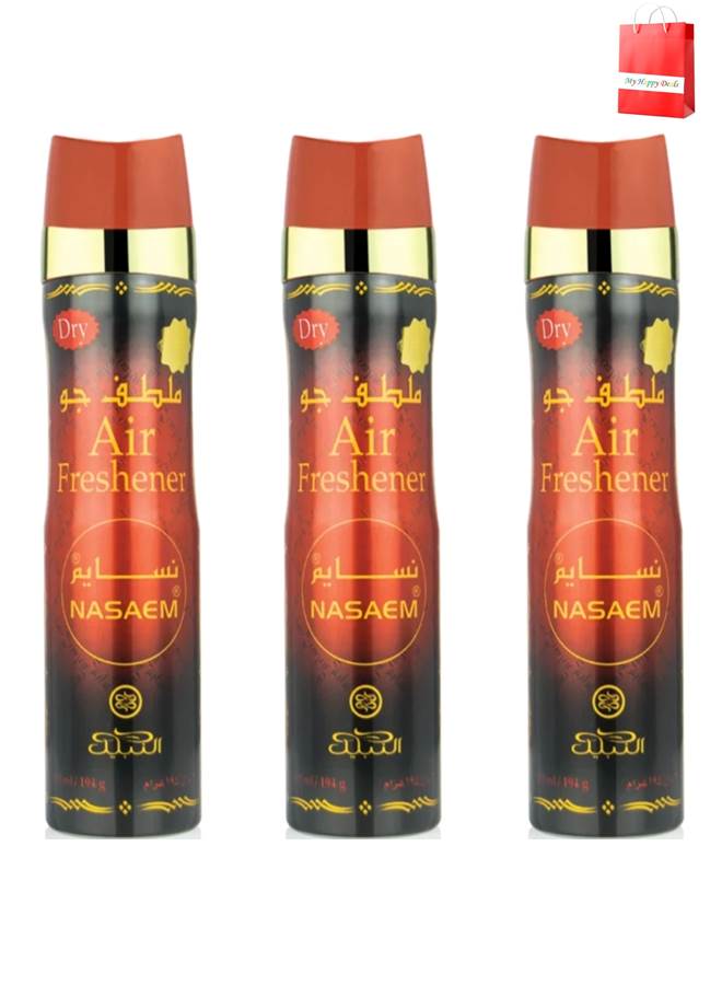 Nabeel 3 Pcs Nabeel Nasaem Air Freshener 300 ML - Image 1