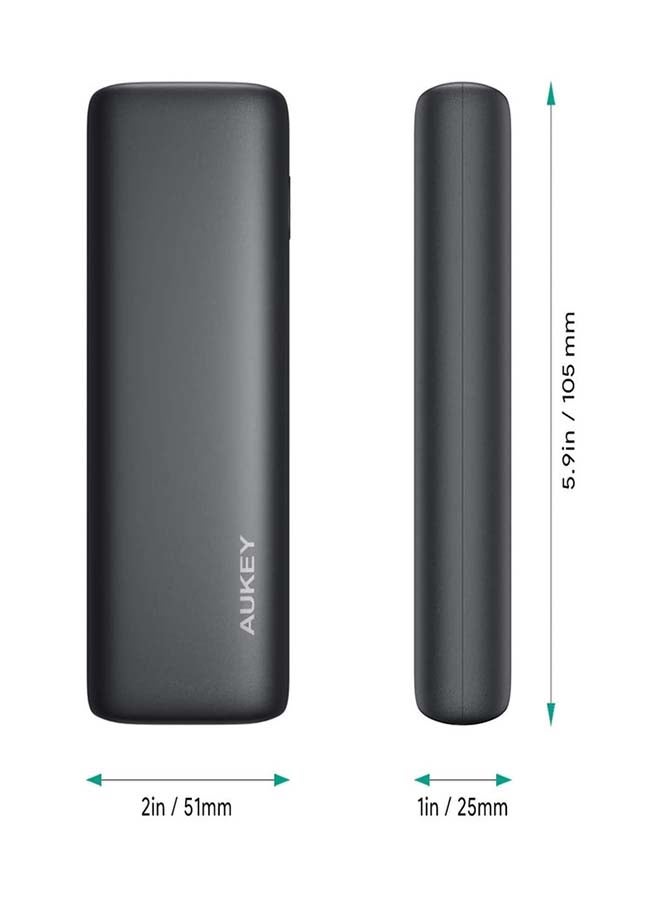 أوكي باور بنك USB-C بتقنية الشحن السريع 3.0، طراز PB-Y23 20000 mAh أسود - Image 2