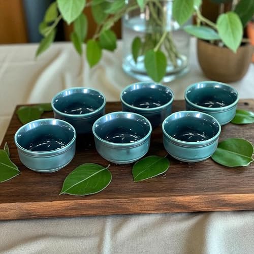 BACKKSPACE RETAIL Backspace Retail Hand-Painted Ceramic Soup Bowls Set of 6 | Studio Green Bowls, 350ml Each | Ideal for Serving Soup, Maggi, Snacks Dessert | Microwave and Dishwasher Safe - Image 4