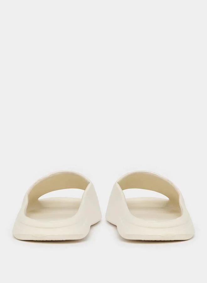 Styli Styli Open Toe Wide Strap Chunk Slides