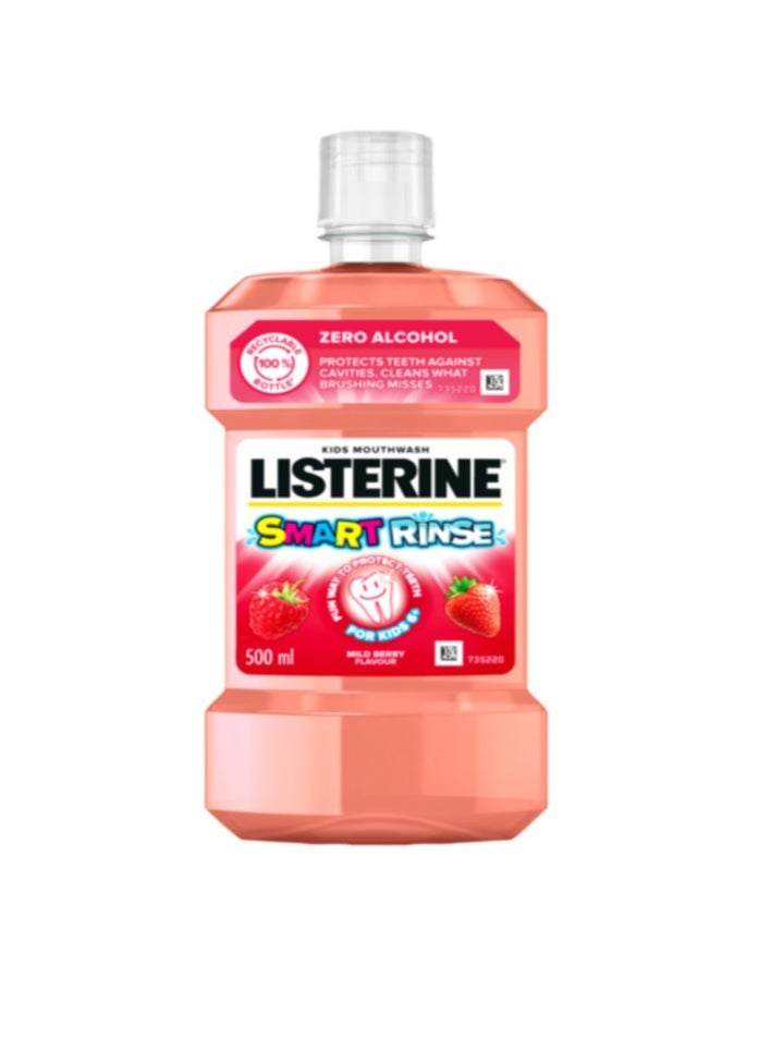 Listerine Kids Smart Rinse Mouthwash - 500ml 