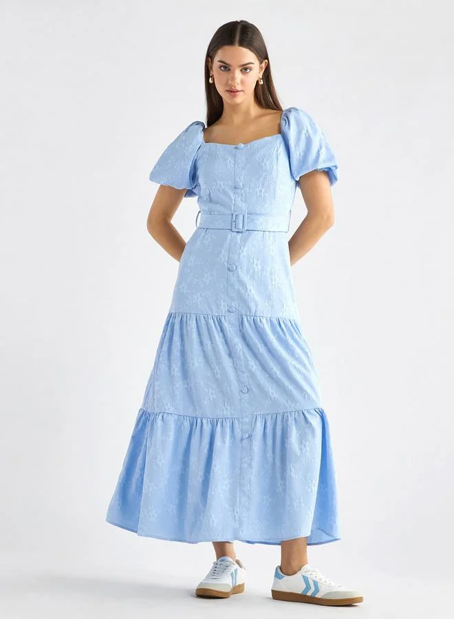 Splash FAV Tiered Belted Dress