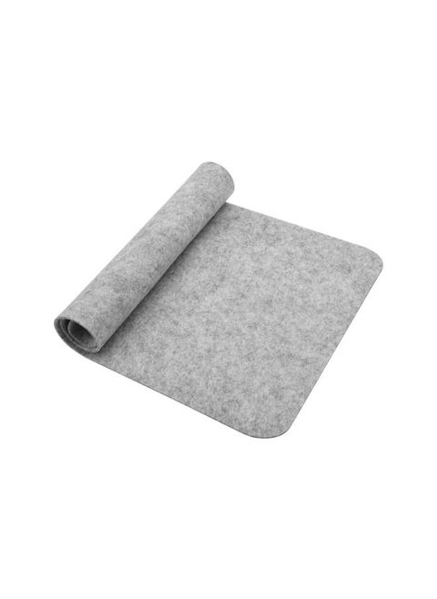 Mouse Pads, Table Felts Mouse Pad Office Desk Laptop Anti Static Mat PC Pads for Desk, Waterproof, Durable, for Office and School(Light grey)