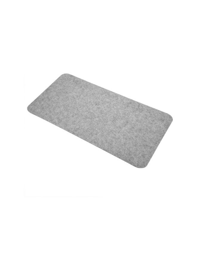 Mouse Pads, Table Felts Mouse Pad Office Desk Laptop Anti Static Mat PC Pads for Desk, Waterproof, Durable, for Office and School(Light grey)