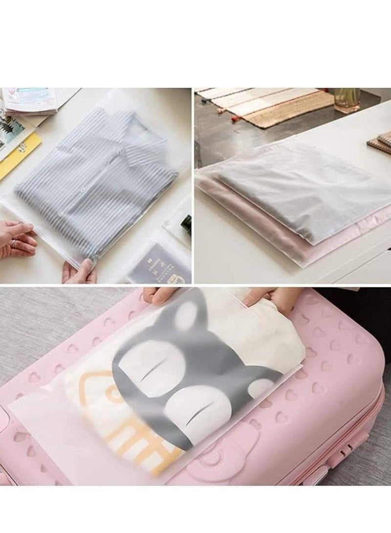 DUNISO Clothes Packaging Bags,25PCS Strong & Durable Resealable 3 Mil Thick Packaging Bags Clothing Thick Apparel Plastic Bag for Shipping Packing Business Travel - Image 5