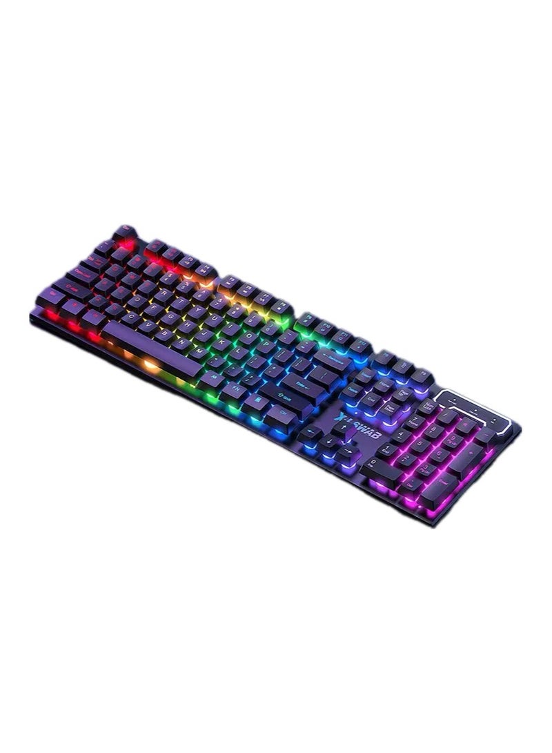 وحة مفاتيح ألعاب LED سوداء  - Image 1