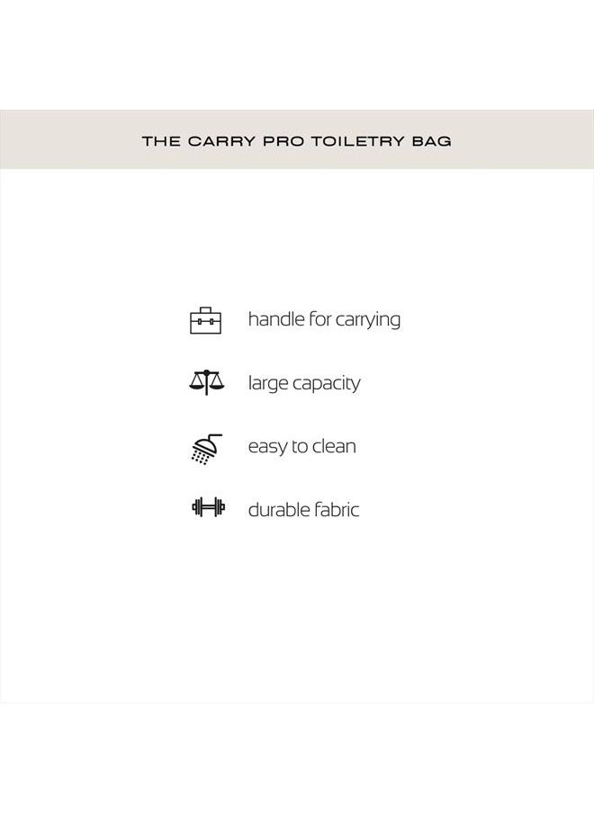 Generic - The Carry Pro Toiletry Bag for Men, Dopp Kit, Toiletries Bag, Men's Travel Kit, Mens Shaving Bag, Shave Dopp Kit for Men (Black) - Image 1