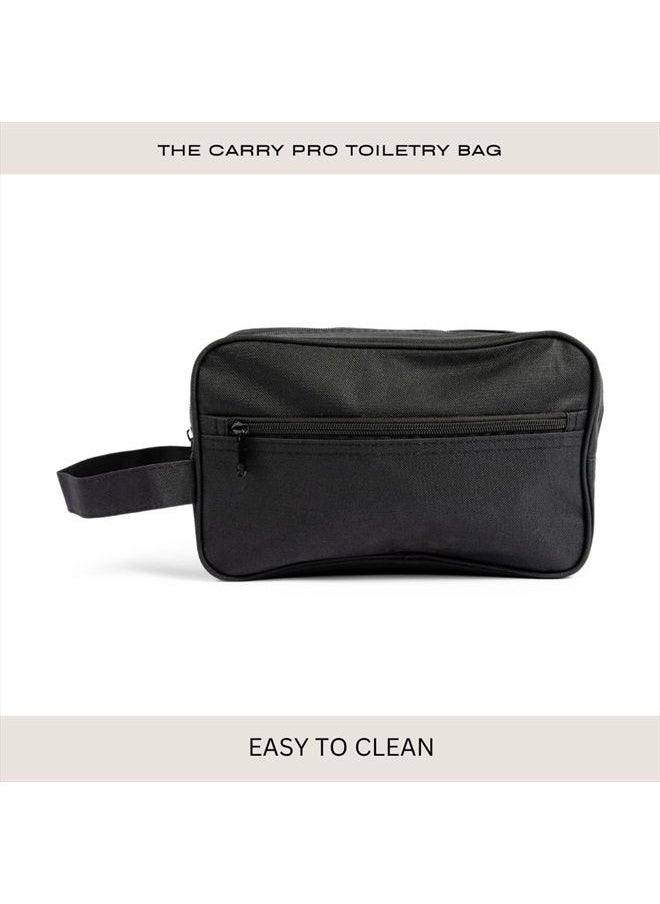 Generic - The Carry Pro Toiletry Bag for Men, Dopp Kit, Toiletries Bag, Men's Travel Kit, Mens Shaving Bag, Shave Dopp Kit for Men (Black) - Image 1