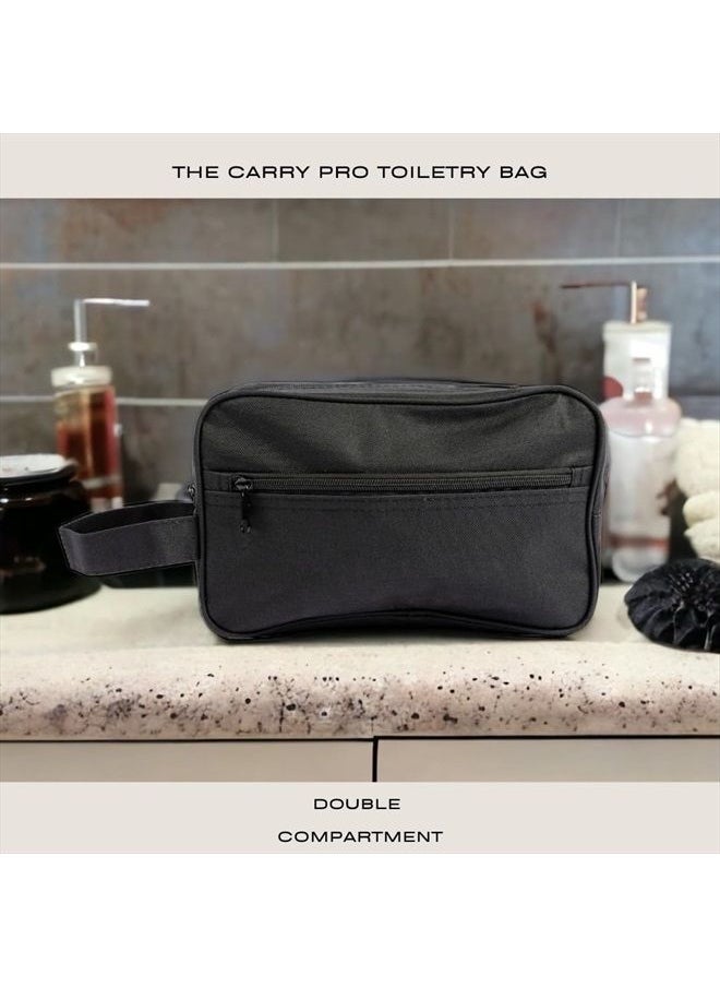 Generic - The Carry Pro Toiletry Bag for Men, Dopp Kit, Toiletries Bag, Men's Travel Kit, Mens Shaving Bag, Shave Dopp Kit for Men (Black) - Image 1