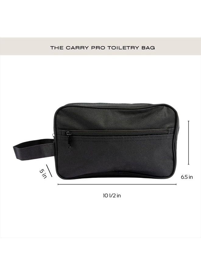 Generic - The Carry Pro Toiletry Bag for Men, Dopp Kit, Toiletries Bag, Men's Travel Kit, Mens Shaving Bag, Shave Dopp Kit for Men (Black) - Image 1