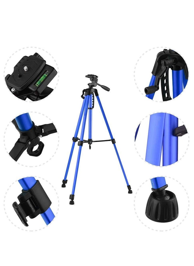 Generic - Lightweight and Durable Tripod for Camera and Mobile Phone   - 3366- Blue - Image 1