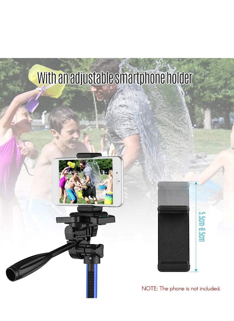 Generic - Lightweight and Durable Tripod for Camera and Mobile Phone   - 3366- Blue - Image 1
