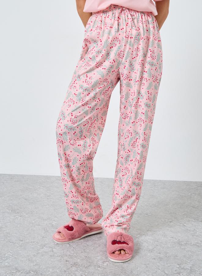 Styli Oh What Fun Ruffle Sleeve T-Shirt and Pyjama Set - Image 4