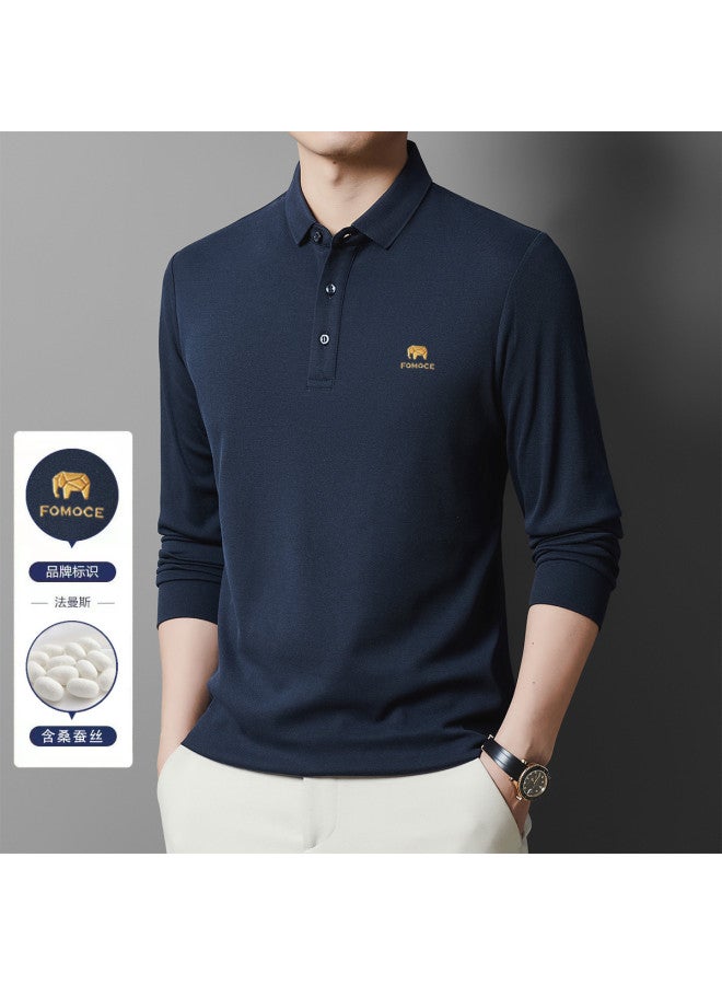 Fomoce men's Business Polo Shirt For Spring - Image 2