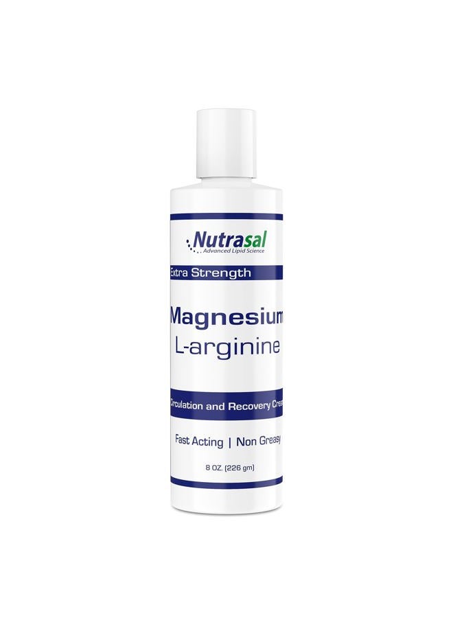 Nutrasal كريم المغنيسيوم L-أرجينين - 8 أونصات - Image 1
